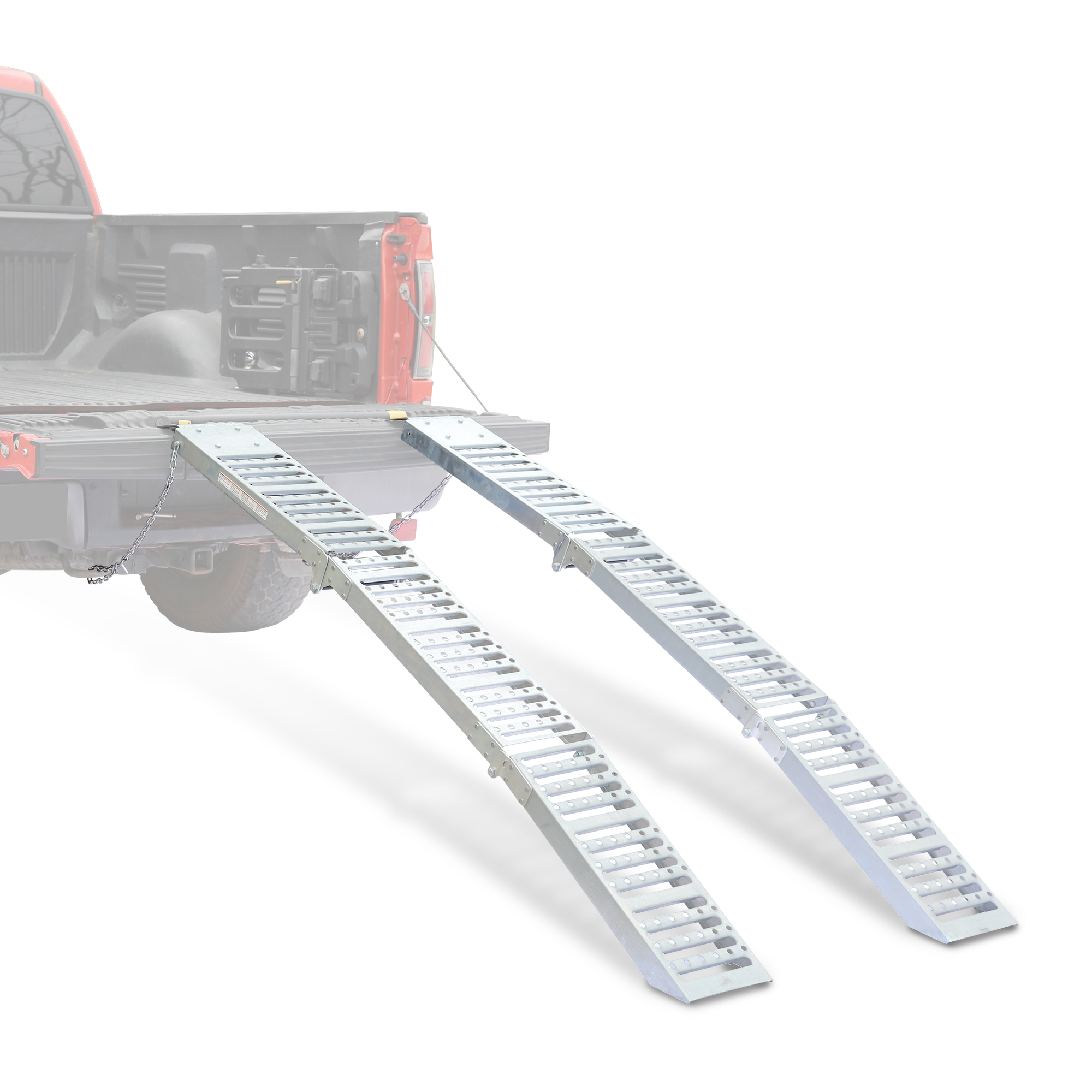 Rockland Heavy-Duty Steel Tri-Fold Ramp — 72in. x 9in., 1000-Lb. Capacity